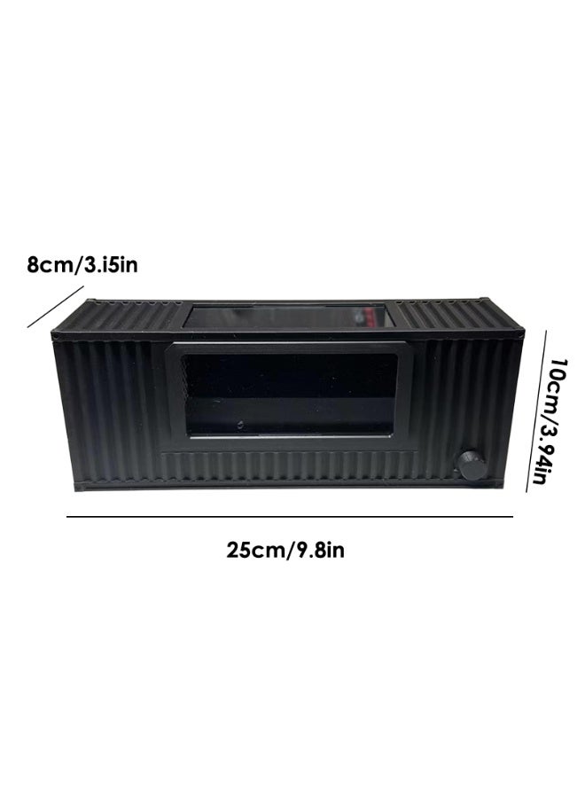 3D Printed Wind Tunnel Display Box for 1:64 Car Models | Desktop Aerodynamics Test Device | Eco-Friendly Water Mist Simulation with LED Lighting | Model Storage Showcase | Home Decor & Creative Gift - Image 5