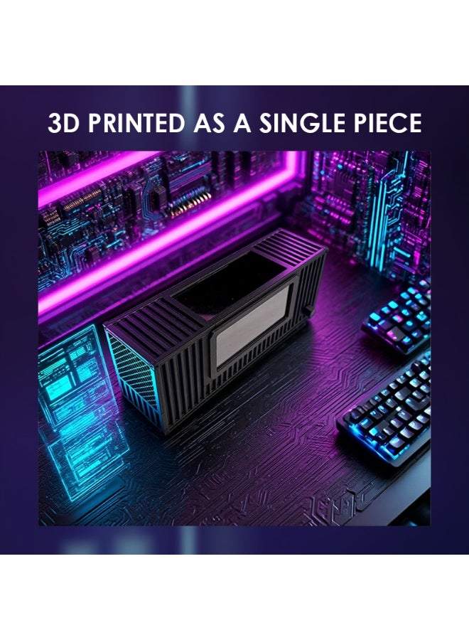 3D Printed Wind Tunnel Display Box for 1:64 Car Models | Desktop Aerodynamics Test Device | Eco-Friendly Water Mist Simulation with LED Lighting | Model Storage Showcase | Home Decor & Creative Gift - Image 4