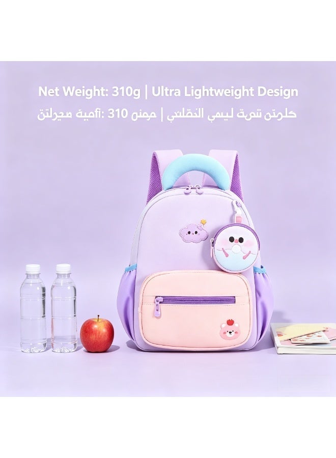 حقيبة ظهر أطفال تصميم دب 3-5 سنوات – سعة كبيرة ومقاومة للماء – خفيفة الوزن وحافظة للظهر – حقيبة روضة - Image 5