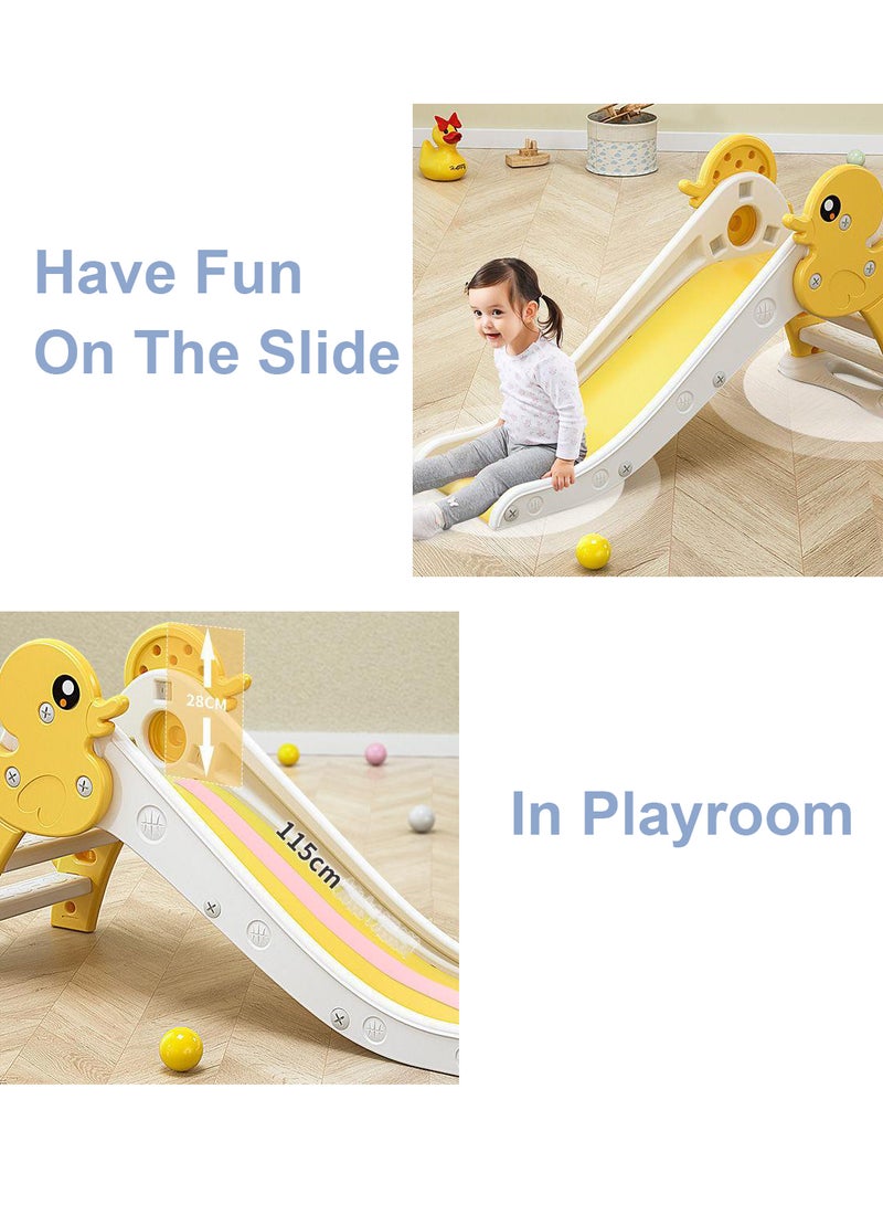 MaBaby Children's Slide Indoor Household Small Kids Slide for Toddlers Indoor Freestanding Slide Easy Assemble Children Climber Playset Toy Climber Freestanding Toddler Slide - Image 2