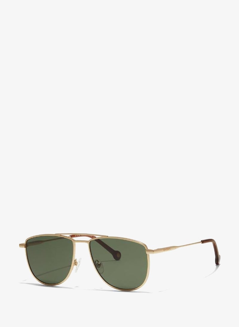30Sundays ROVA,Men Sunglasses, Aviator Sunglasses, UV Protection: UV400 (Gold,Green) - Image 1