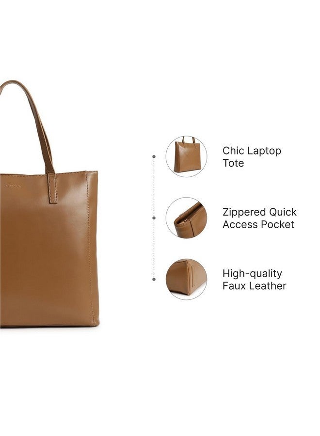 Fastrack Oversized College Tote Bag for Girls, Women and Ladies | Large Laptop Ready Tote Bag with Padded Compartment - Image 3