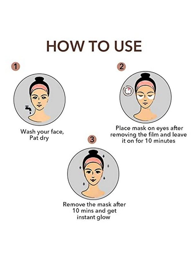 O3+ Caffeine Bomb Anti Dark Circle Eye Patch & Eye D Tan Reduces Dark Circle; Reduces Puffiness ; Brighten And Awakens (Single Use Only) 5G  - Image 5