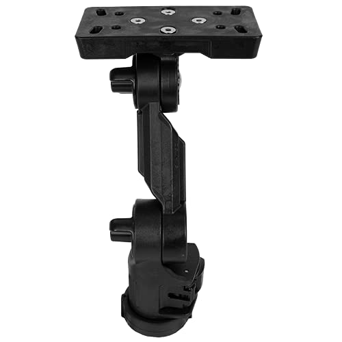 YakAttack Fish Finder Mount for Humminbird Helix 5, 7 and 9 | LockNLoad Kayak Track System | Compatible with GearTrac, MightyMount, and Most Kayak Tracks | Marine Electronics Kayak Accessory - Image 1
