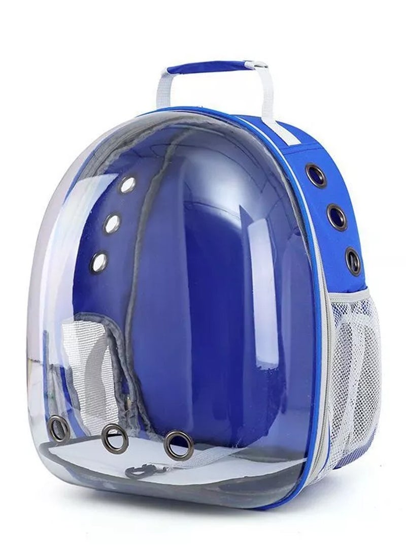 حقيبة ظهر شفافة محمولة للحيوانات الأليفة للسفر، مريحة للكلاب والقطط الصغيرة - Image 1