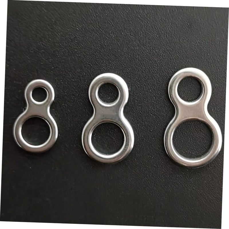 High Strength Fishing Split Rings 8 Shape Connectors 10pcs for Offshore Carp Sea Tackle - Image 3