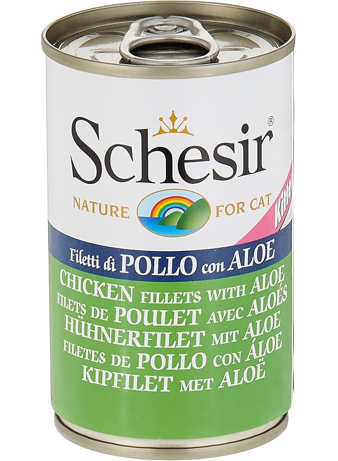 شيسر علبة فيليه دجاج القطط مع الصبار 140 جرام - Image 1