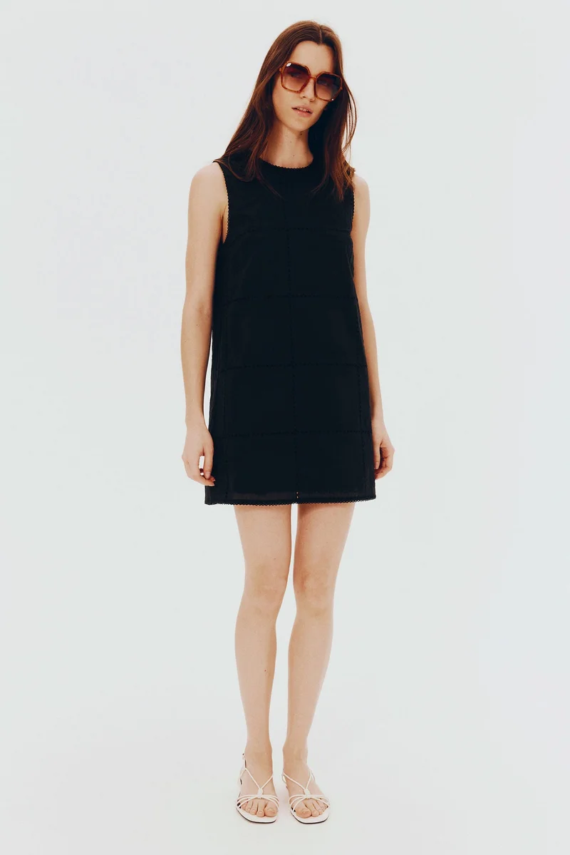 H&M Broderie anglaise cotton dress