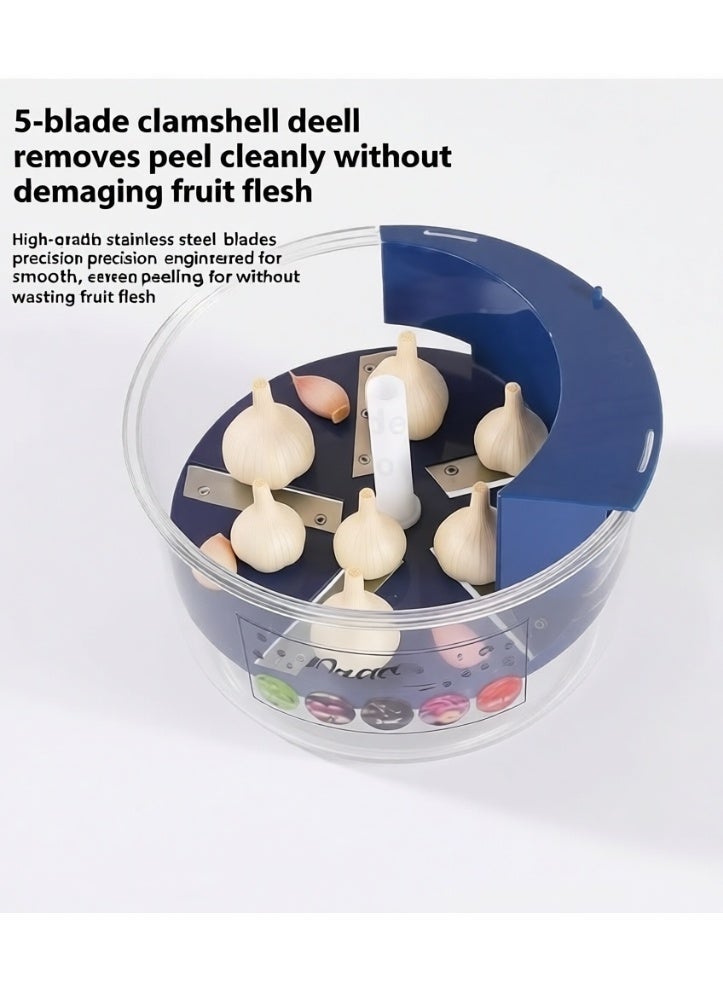 Automatic Garlic Peeler Machine | Rechargeable Peeler Machine for Vegetables, Fruits & Garlic Cloves | Fast, Powerful, Easy to Clean & Compact Kitchen Tool for Commercial Use - Image 5