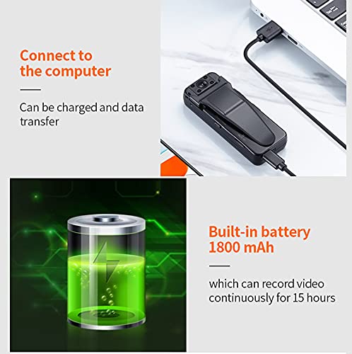 TECHNOVIEW TECHNOVIEW WiFi Body Wireless Camera Long Battery Backup Full HD 1080P Camera Motion Detection Personal Camera for Home Office and Meeting A16 - Image 4