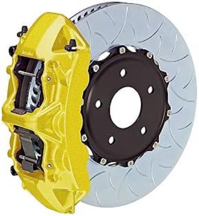 Rvinyl 3M Caliper Wraps Reflective High Heat Temperature Film (Lemon Yellow) 4 Sheets x (12" x 12") W/App Card يقلل تلف النقل - Image 1