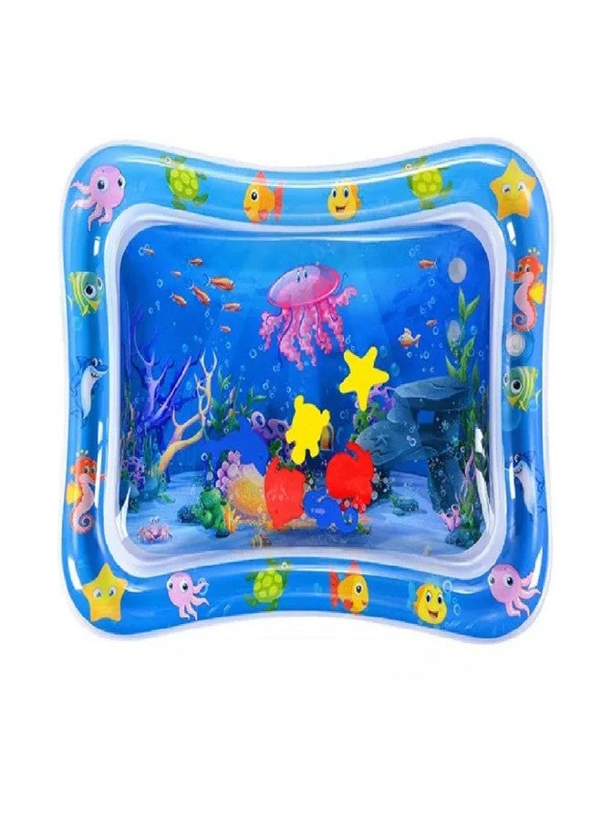 Qunexis Baby Water Mat Inflatable Baby Play Mat Activity Center for Infant Baby Toys 3 to 15 Months, Baby Gifts for Boys Girls(Assorted Design) - Image 1