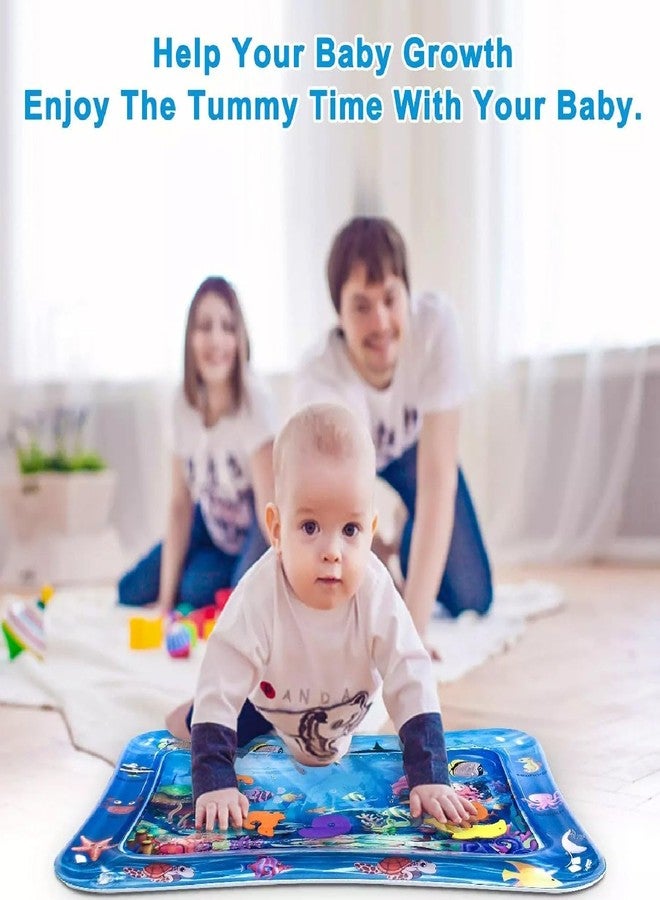 Qunexis Baby Water Mat Inflatable Baby Play Mat Activity Center for Infant Baby Toys 3 to 15 Months, Baby Gifts for Boys Girls(Assorted Design) - Image 3
