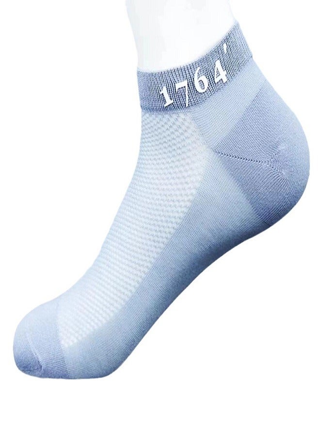 Men's Breathable Mesh Cotton Ankle Socks - 3 Pairs, Lightweight and Comfortable for Spring, Summer, and Fall - Image 3