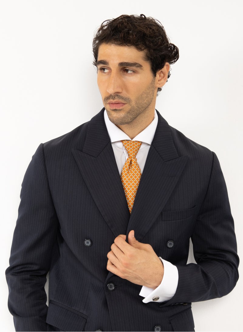 Elliot Martin Elliot Martin tie 100% Silk Twill neck ties Premium Men's Tie (bold orange)  - Image 5