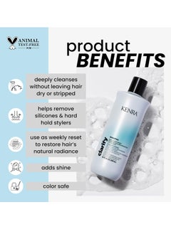 Kenra Kenra Clarify Shampoo | Deep Cleansing | Color-Safe | Removes Dulling Deposits & Product Build Up  - Image 2