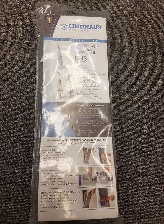 Lindhaus DH3 Paper Bags Filters