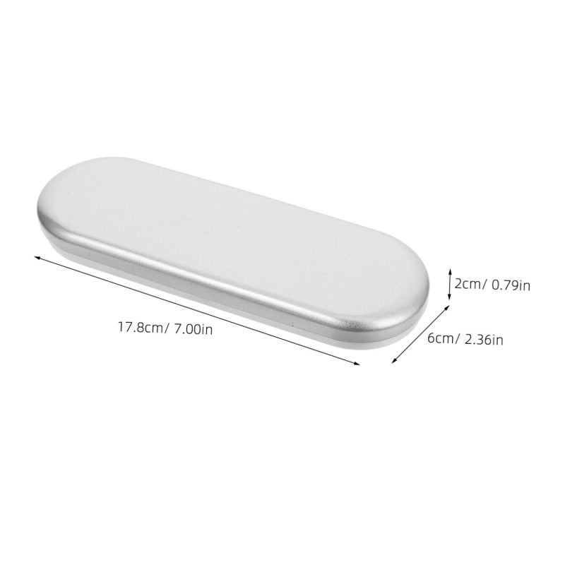 Multifunctional Tin Box Pen Organizer With Lid 5Pcs Set Tinplate Pencil Case Holder - Image 3