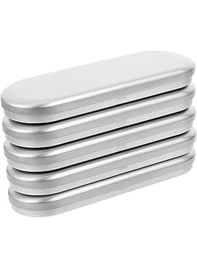 Multifunctional Tin Box Pen Organizer With Lid 5Pcs Set Tinplate Pencil Case Holder - Image 1