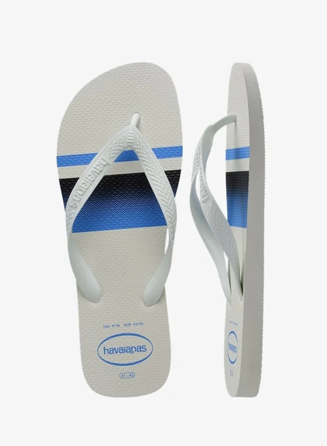 Havaianas White/White/Blue Hav. Top Basic for Men | Best Price UAE