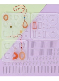 Graffiti Resin Resin Molds Earring Pendant Silicone Mold for Epoxy Jewelry Making  - Image 2