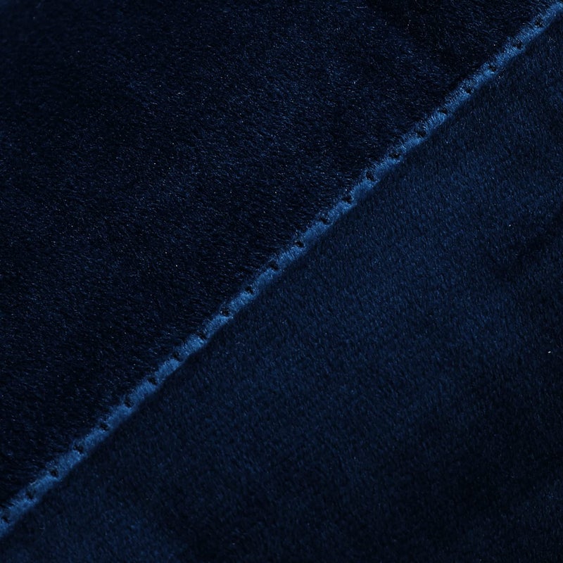 NiNi ALL Decorative Throw Pillow Covers Velvet 14x14 Inch Pack of 2 Dark Blue Cushion Covers Soft for Couch Sofa Bedroom Living Room Outdoor - Image 5