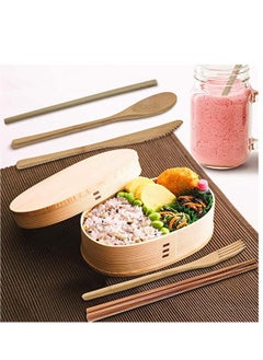 KASTWAVE Bamboo Cutlery Set, Bamboo Travel Utensils Include Knife Fork Spoon Chopsticks Straws  - Image 4