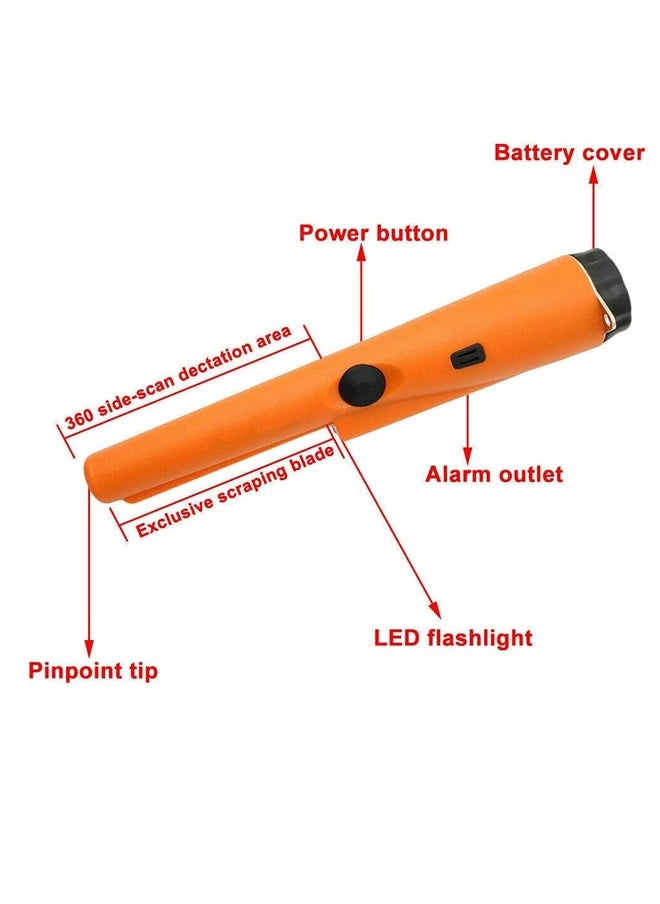 Bukela - Metal Detector Portable Gold Detector for Adults and Kids Waterproof 360° Scan Metal Detecting Accessories with Buzzer Vibration Treasure Hunting Tool with Holster - Image 1