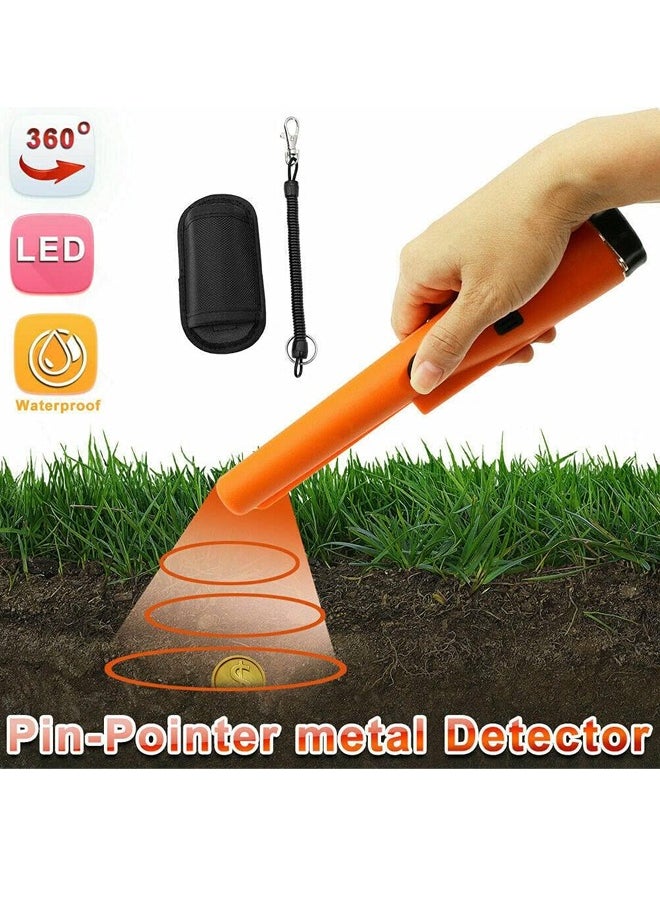 Bukela - Metal Detector Portable Gold Detector for Adults and Kids Waterproof 360° Scan Metal Detecting Accessories with Buzzer Vibration Treasure Hunting Tool with Holster - Image 1