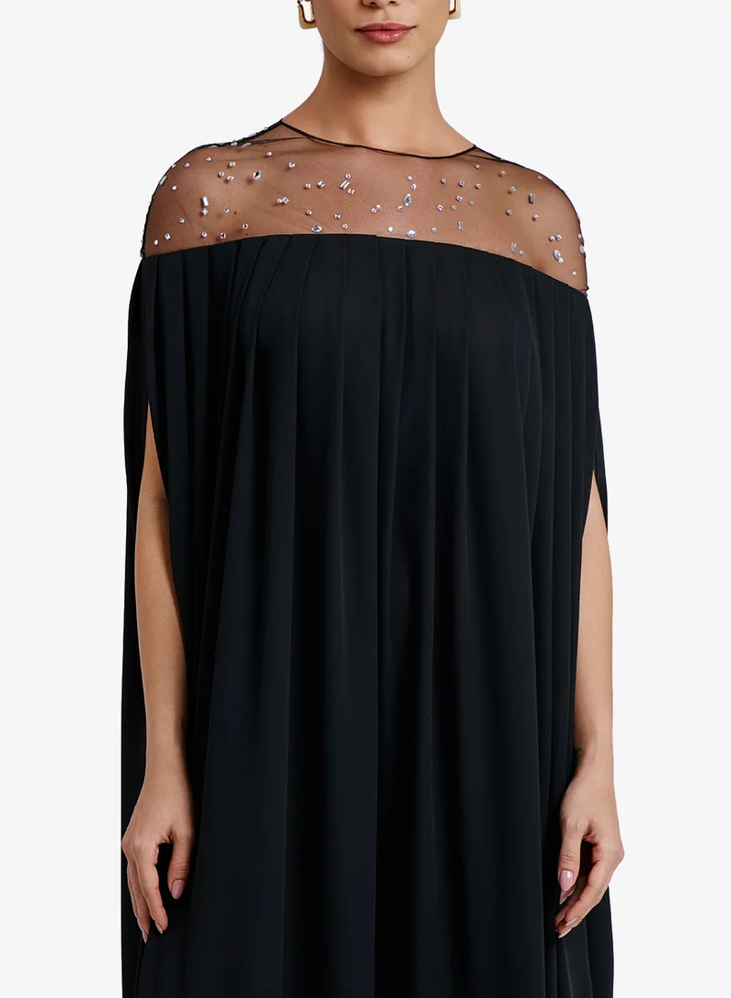 CHASE  Off Shoulder Tiered Kaftan for Women | Best Price UAE