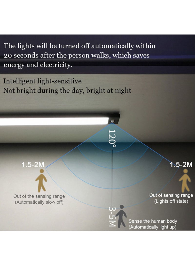 Happy Light - Smart LED Sensor Night Light Indoor Night Light with Three Light Modes and Remote Control (30cm) - Image 1