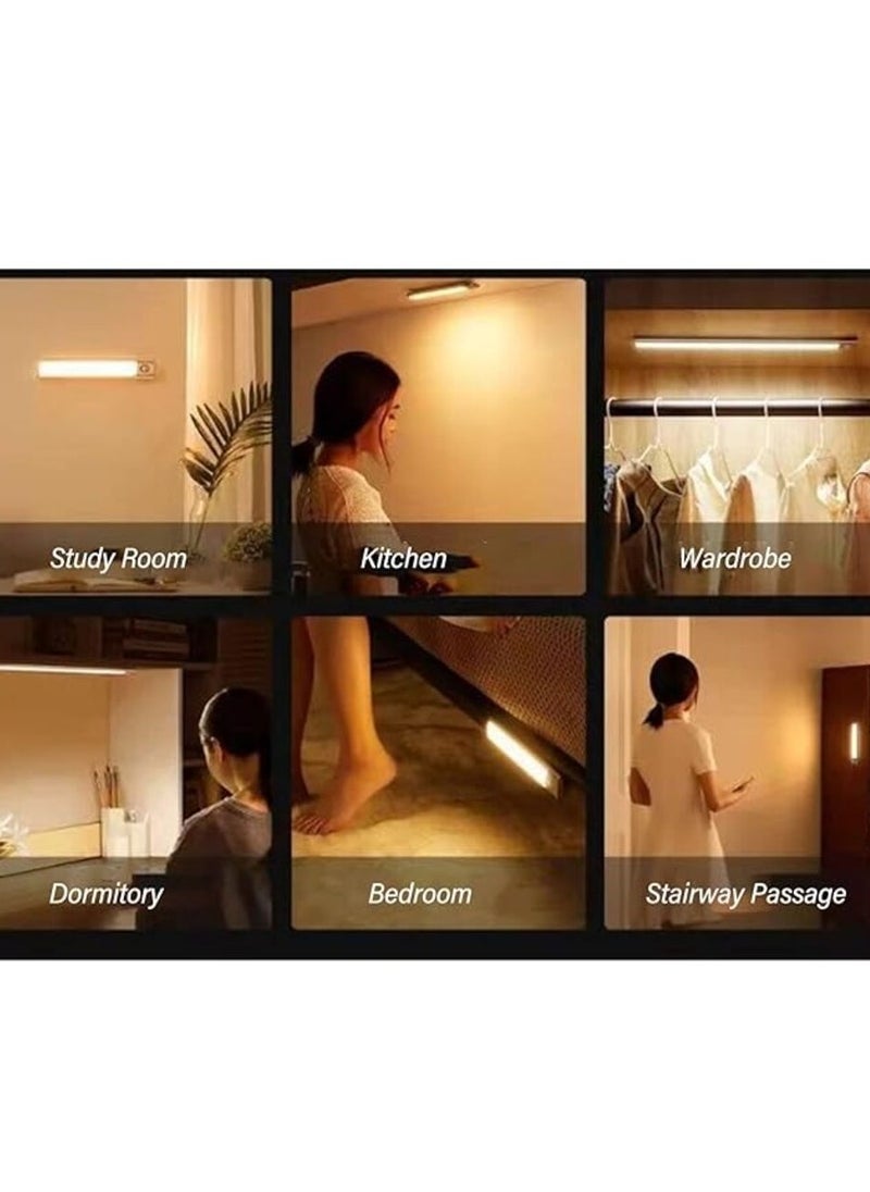 Happy Light - Smart LED Sensor Night Light Indoor Night Light with Three Light Modes and Remote Control (30cm) - Image 1