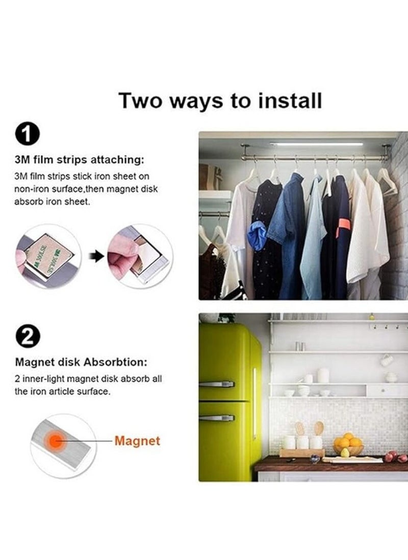 Happy Light - Smart LED Sensor Night Light Indoor Night Light with Three Light Modes and Remote Control (30cm) - Image 1