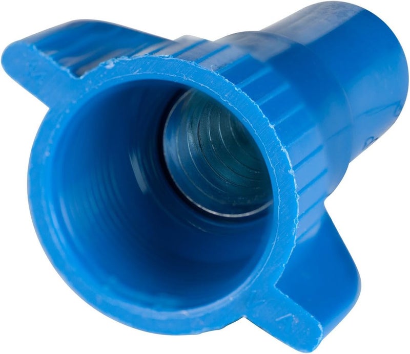 Gardner Bender 19-089 موصلات الأسلاك WingGard القابلة للتدوير، 14-6 AWG، جوزة كهربائية، 2 حزمة، زرقاء - Image 3
