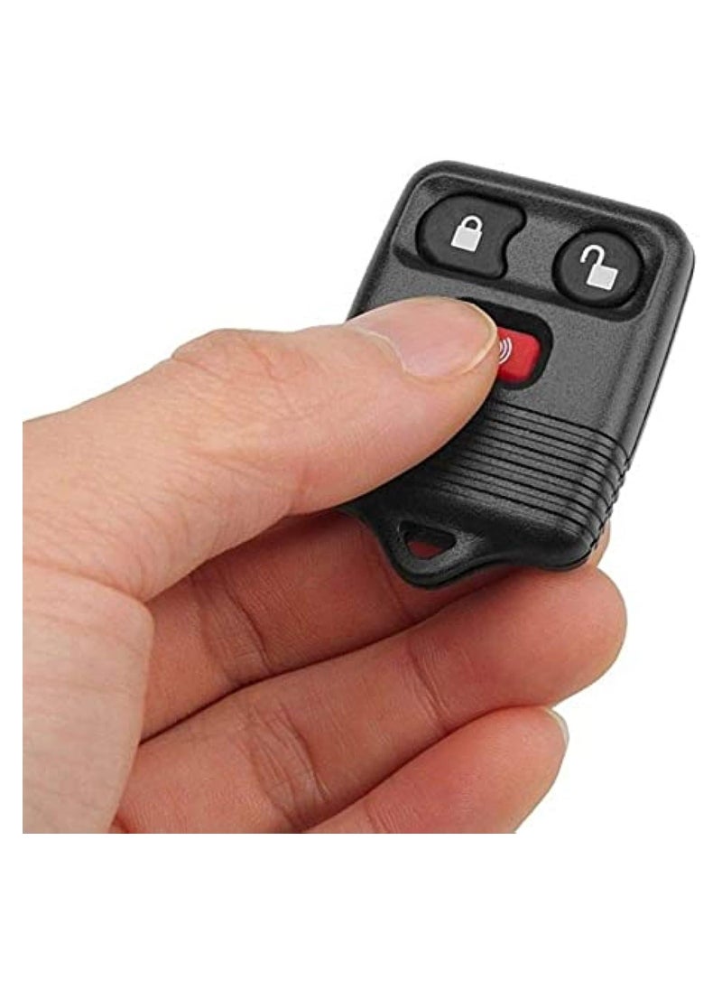 Generic - 2PCS 3-Button Replacement Key Fob Case for Keyless Entry, Keyless Entry Remote Replacement Key Fob Replacement for Ford, Lincoln, Mercury, Mazda F150 F250 F350 Escape Expedition Explorer Ranger - Image 1