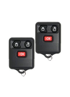 2PCS 3-Button Replacement Key Fob Case for Keyless Entry, Keyless Entry Remote Replacement Key Fob Replacement for Ford, Lincoln, Mercury, Mazda F150 F250 F350 Escape Expedition Explorer Ranger