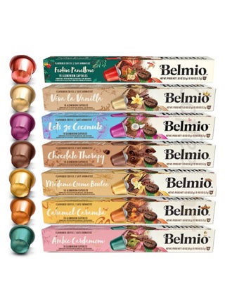 Belmio Flavour Collection Coffee Capsules, Compatible with Original Line Machine, Pack of 7, 10 Capsules in 1 Sleeve - pzsku/Z3F062E27E80F83BDED60Z/45/1742038288/dde2c52a-7dec-41f8-91b5-4acd7ff0eea6