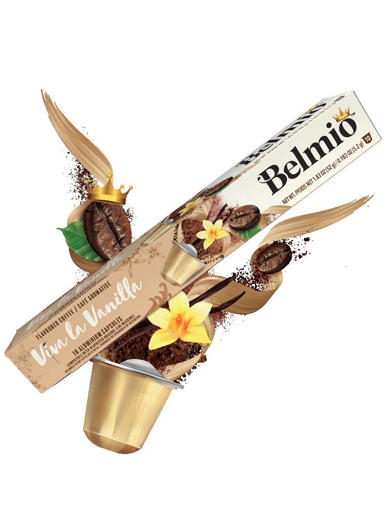 Belmio Flavour Collection Coffee Capsules, Compatible with Original Line Machine, Pack of 7, 10 Capsules in 1 Sleeve