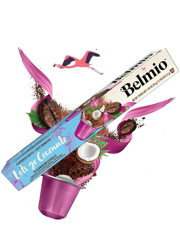 Belmio Flavour Collection Coffee Capsules, Compatible with Original Line Machine, Pack of 7, 10 Capsules in 1 Sleeve