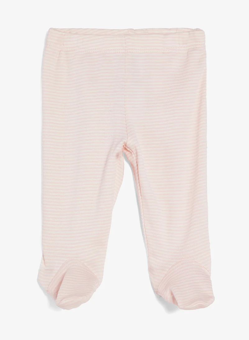 carter's Infant 2 Pack Of Footed Pants