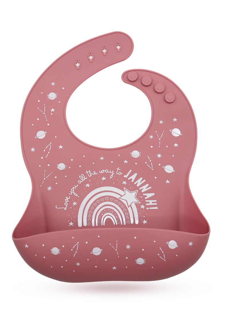 ONCE UPON A DUA Lux Silicone Baby Bib - Image 1