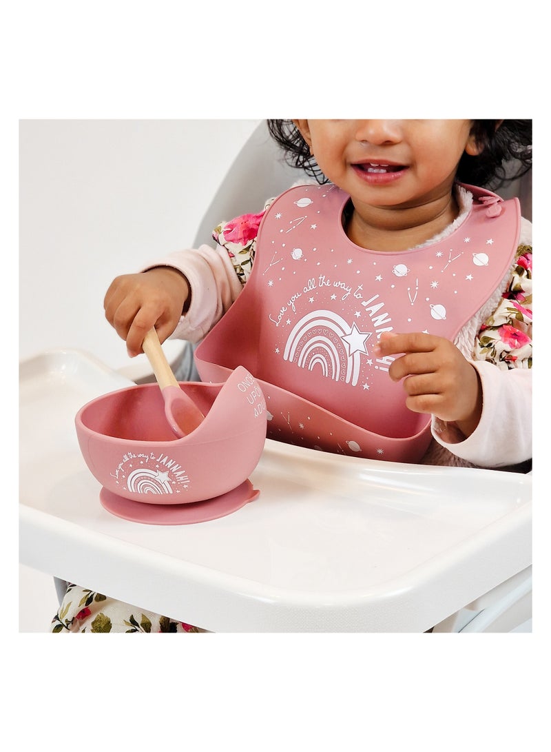 ONCE UPON A DUA Lux Silicone Baby Bib - Image 2