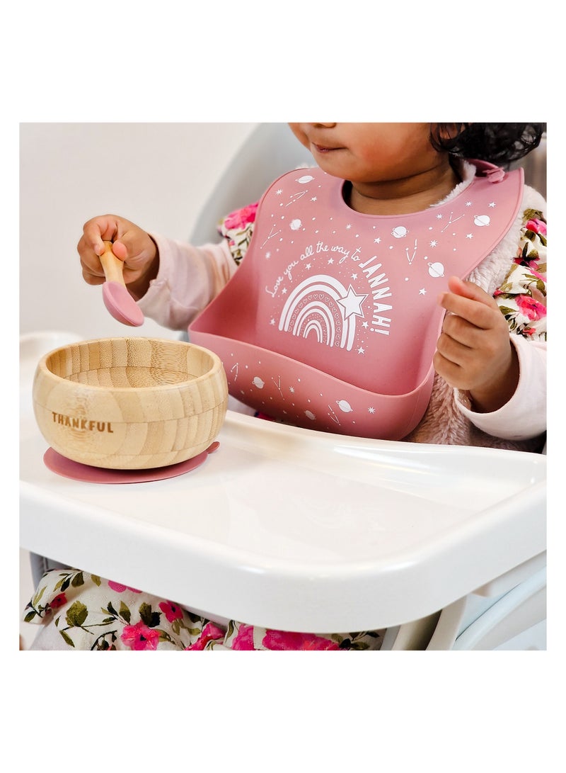ONCE UPON A DUA Lux Silicone Baby Bib - Image 3