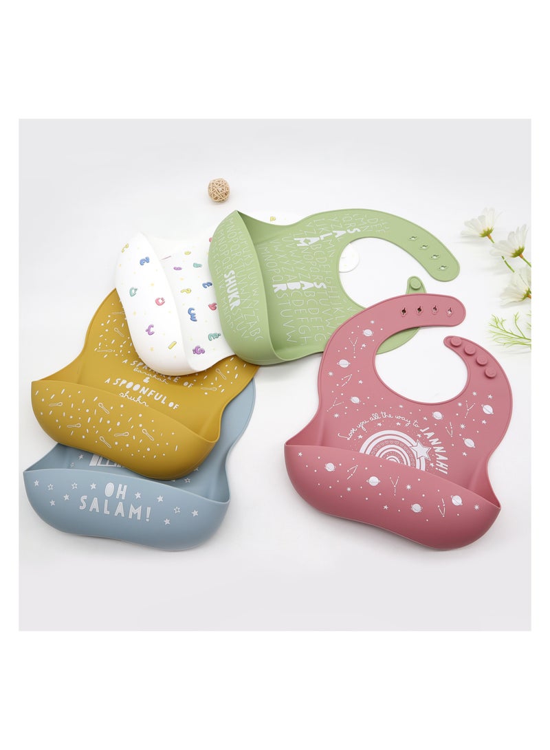 ONCE UPON A DUA Lux Silicone Baby Bib - Image 4