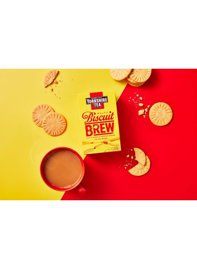 Yorkshire Tea Biscuit Brew - 40 Tea Bags - Image 3