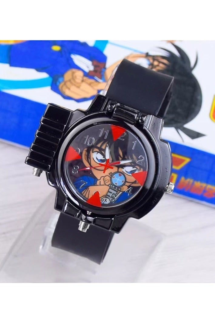Conan Detective Edogawa Conan Laser Light Quartz Watch Anime Watch for Men Student Kids - Image 2