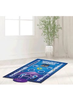 porodo Kids Educational Interactive Smart Prayer Mat 110 x 70cm - Blue  - Image 5
