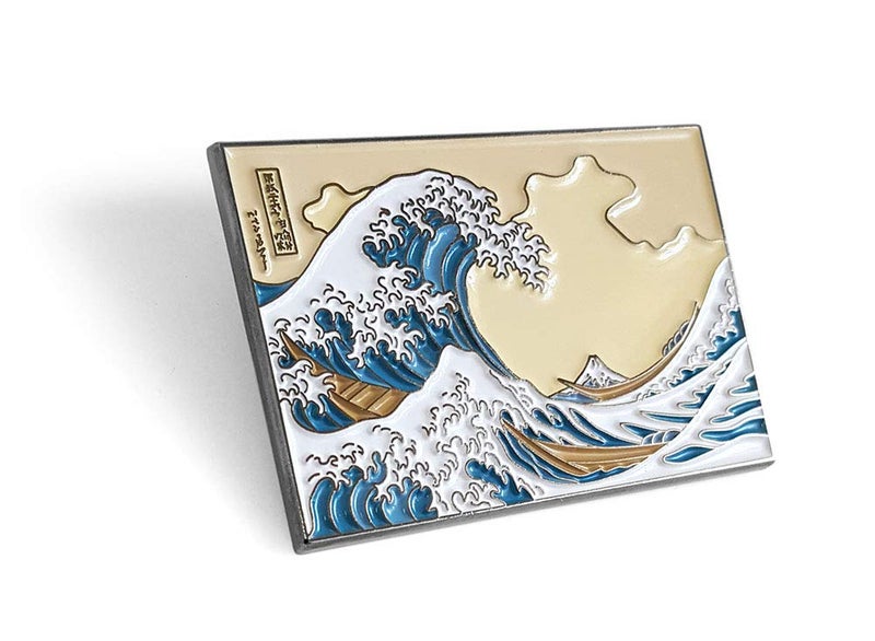 Pinsanity The Great Wave off Kanagawa Enamel Lapel Pin - Image 2