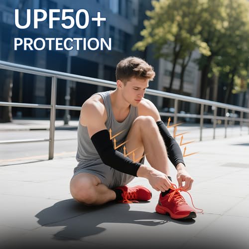 Anpuimult 12 Pairs Arm sleeves for men Woman,Cooling UV Sun Protection sleeves to cover arms for women arm sleeve Cycling Outdoor Sports - Image 4