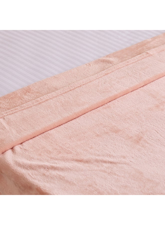 Home Box Nova Solid Flannel Twin Blanket 200 x 140 cm - Image 3